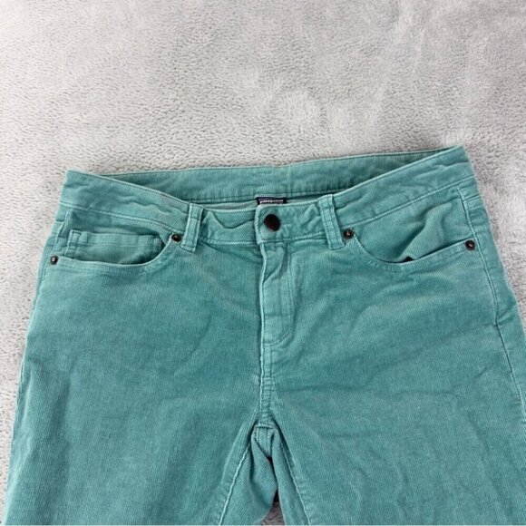Patagonia Women's Sz 32x31 Blue Corduroy Pants Flared 55060 Style Number w/Flaws - Picture 10 of 15